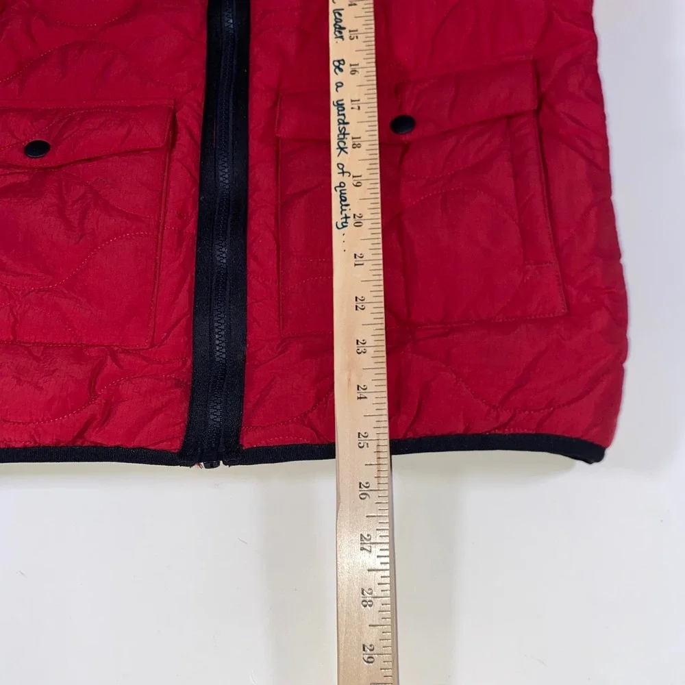 Jordan Boys XL Red Quilted Bomber Jacket Jumpman Air Jordan 23 Full Zip Coat